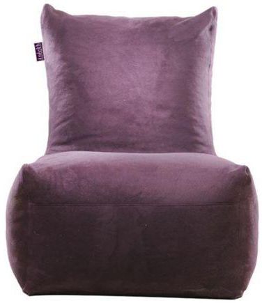 Antakh 0201C King Suede Beanbag Chair - Purple
