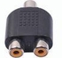 Generic RCA Splitter 1 Female To 2 Female AV Audio Video Y Adapter Converter