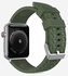 AhaStyle Tire Texture Premium Silicone Apple Watch Band 1/2/3/4/5/6/7/8/SE - (42/44/45mm,GREEN)