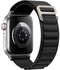 Generic Alpine Loop for Apple Watch 49mm 45mm 44mm 42mm Nylon Woven Ring with Sports G Hook Band Strap Compatible with iWatch Band Series Ultra 8 7 6 5 4 3 2 1 SE - Black