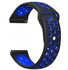 22mm Sicon Strap For Samsung Galaxy Watch 46 Black Blue
