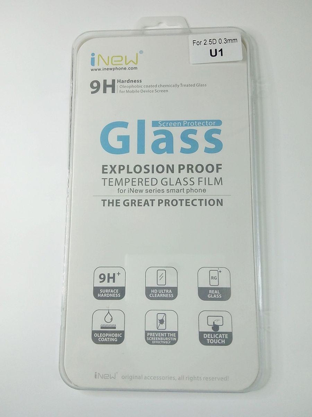 iNew, U1, Glass Screen Protector, 0.3mm
