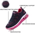 Lamincoa Women's Air Cushion Leisure Shock Sneakers Shoes Anti-Slip Arch Support Insole Trail Running Shoes Fitness Sport Navy Rose 6