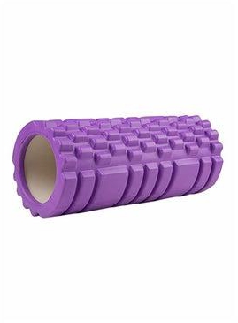 Muscle Massage Yoga Foam Roller Purple 33x12x12cm
