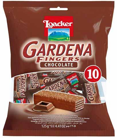Loacker Chocolate Gardena Fingers - 125g