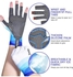 Anti-Skid Sun Protection Half Finger Fishing Glove 30x3x16سم