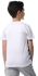 Diadora Boys Printed Cotton T-Shirt -White/Blue