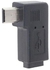 Universal Mini USB Male To MICRO USB Female Adapter Black