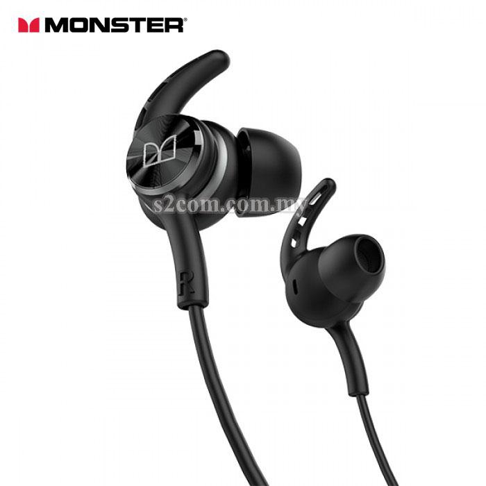 Monster iSport iSpirit Bluetooth Wireless Earphone with Mic (Black)