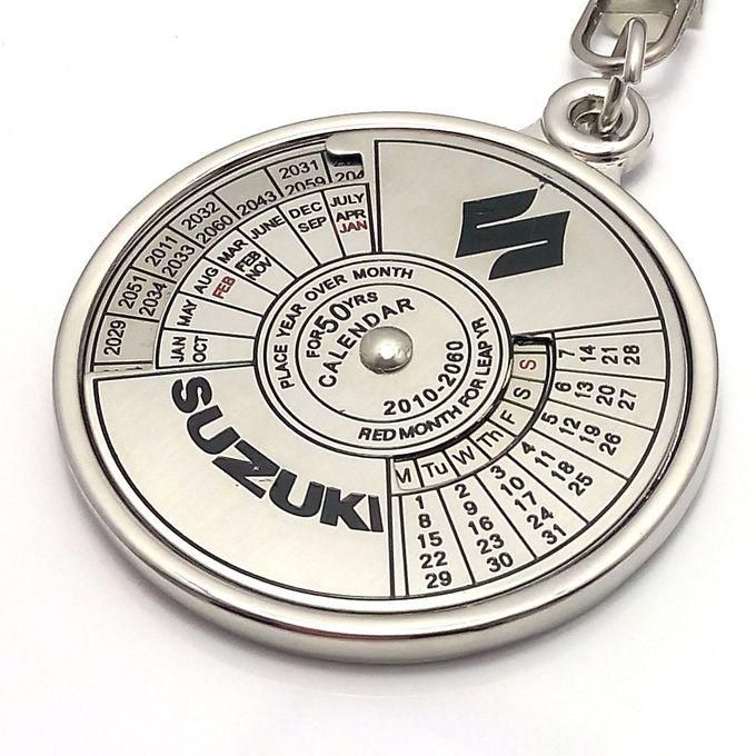 Generic Suzuki Calendar key chain 50 years 2010 - 2060