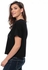 Vero Moda Cropped Short Sleeve T-Shirt for Women - M, Black
