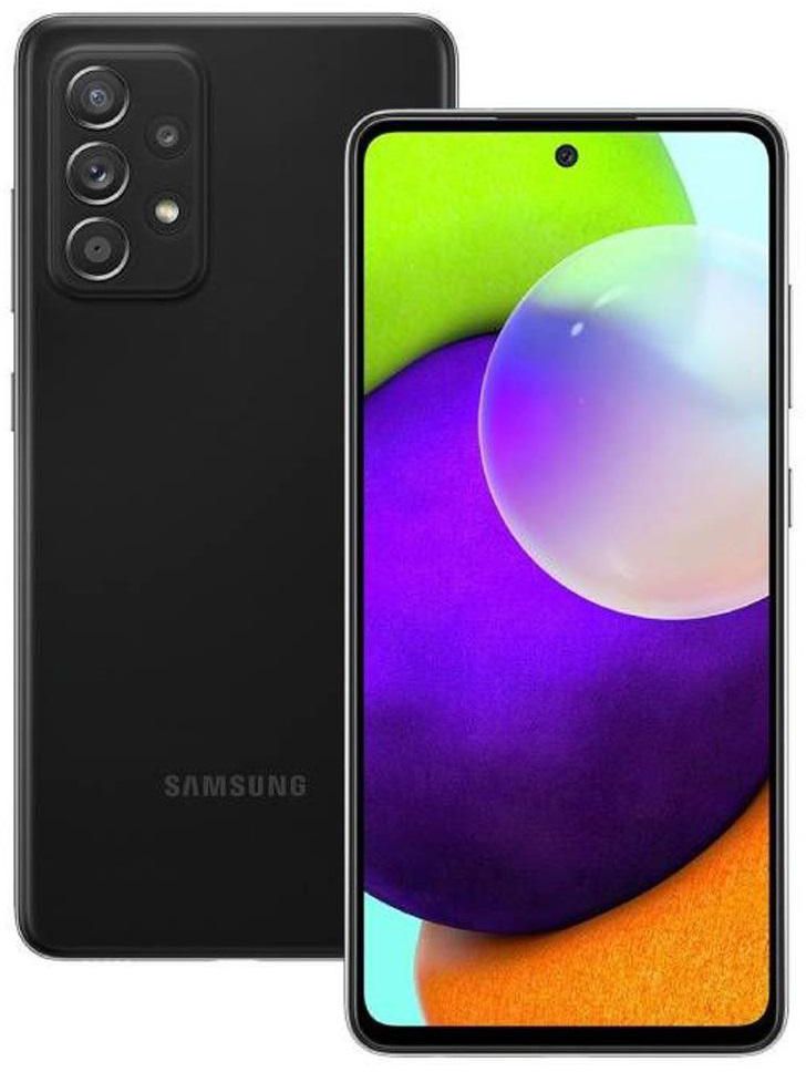 Samsung Galaxy A52 Dual SIM, 128GB, 8GB RAM, 4G LTE, Black ( Official Warranty )