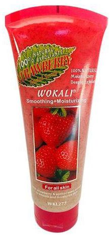 Wokali Strawberry Facial Scrub, 120ml