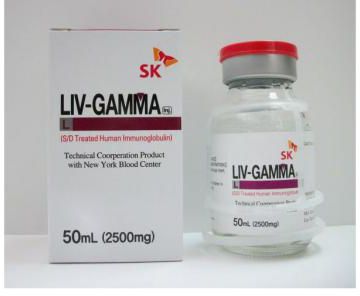 LIV – GAMMA ( GLOBULIN ) 2.5 GM I.V 1 VIAL 50 ML