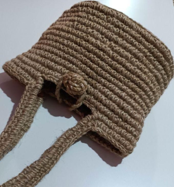 Handmade Burlap Bag For Expenses And Outings