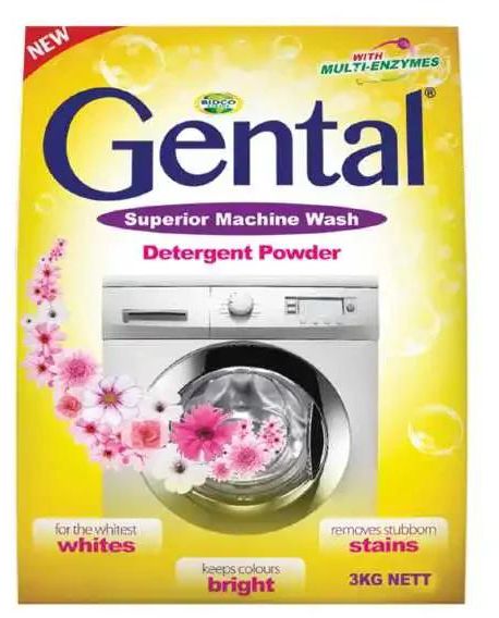 Gental Superior Machine Wash Detergent Powder-3KG