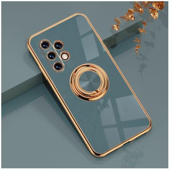 Samsung Galaxy A32 5G Case, LaimTop Luxury Electroplating Soft TPU Shell With Ring Stand Case For Samsung Galaxy A32 5G