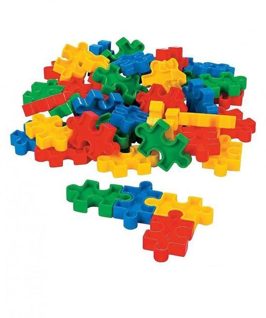 Magic Puzzle-shaped Block Set - 50 Pcs