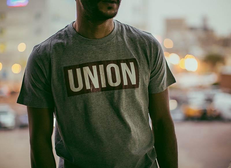 Union T-shirt in Grey