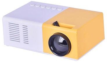 4K 3D Full HD Projector With TF Support 412361 Yellow