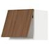 METOD Wall cabinet horizontal w push-open, white/Vedhamn oak, 40x40 cm - IKEA