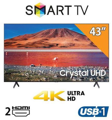 Samsung UA43AU7000 - 43-inch Crystal UHD 4K Smart TV With Built In Receiver