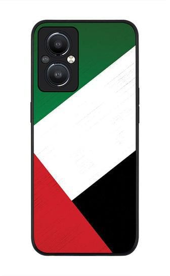 Rugged Black edge case for OnePlus Nord N20 5G Slim fit Soft Case Flexible Rubber Edges Anti Drop TPU Gel Thin Cover - Flag Of UAE