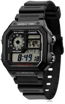 Casio AE-1200WH-1AVDF Youth Series Men's Digital Watch