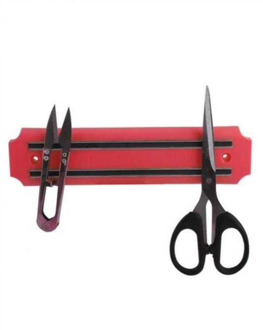 Generic Wall-Mount Magnetic Knife Holder - 8 Inch - Red