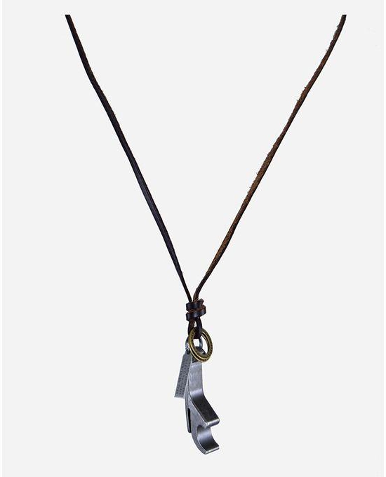 ZISKA Leather Necklace -Brown