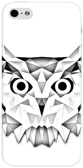 Stylizedd Premium Slim Snap Case Cover Gloss Finish for Apple iPhone SE / 5 / 5S - Poly Owl