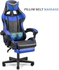 Karnak Gaming Chair Ergonomic Executive Pubg-3D 360 Rolling Swivel Reclining Computer Chair PU Leather Adjustable Height With Headrest Pillow Cushion &amp; Lumber Support Back, Premium Foam Kc367