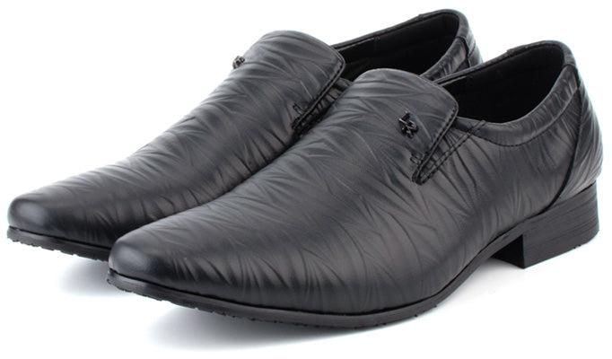 LR LARRIE Slip On Fully Patterned Business Shoes for Men - 6 Sizes
