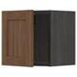 METOD Wall cabinet, black/Lerhyttan black stained, 40x40 cm - IKEA