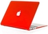 Frosted Matte Rubberized Hard Case Cover For Macbook Pro 13-Inch Retina 13/13.3 Inch Red