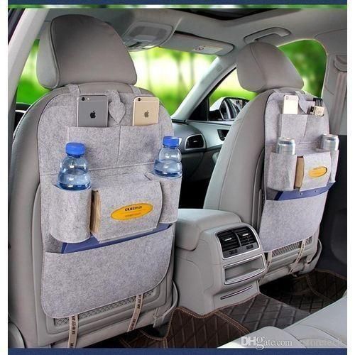 Generic Car Seat Organizer Bags-Light Grey