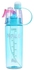 زجاجة مياه رياضية 2 في 1 بخاخ رذاذ وشرب تحافظ على البرودة ومريحة مع مقبض للتبريد الخارجي وكمال الاجسام
