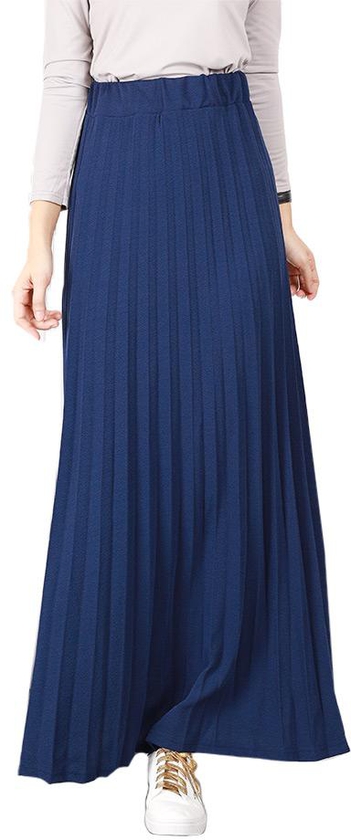 Kime Elastic A Line Pleated Maxi Skirt [S24506] Free Size (12 Colors)
