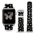 3C-Life iWatch Band for Apple Watch Sport 38mm Space Aluminum Case - White Daisies