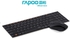 Rapoo Wireless Keyboard + Optical Wireless Mouse - Original (Black)