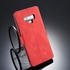 DG.MING Retro Oil Side Horizontal Flip Case For Galaxy Note9, With Holder & Card Slots & Wallet (Red)