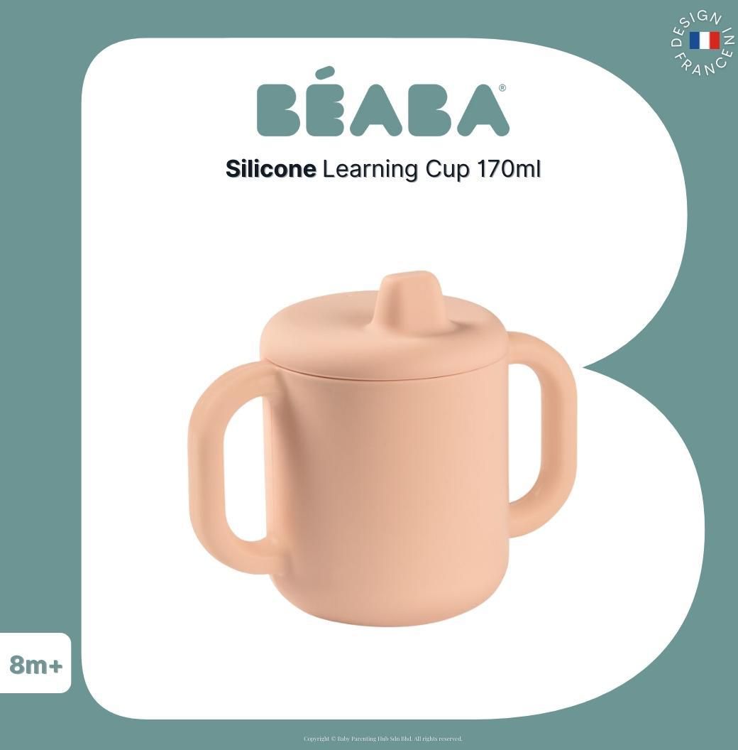 Beaba Silicone Learning Cup 170ml (Blue - Pink)