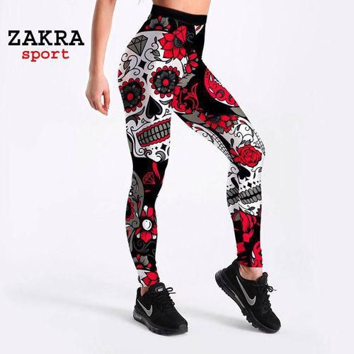 Zakra sport Leather Printed Sportive Legging