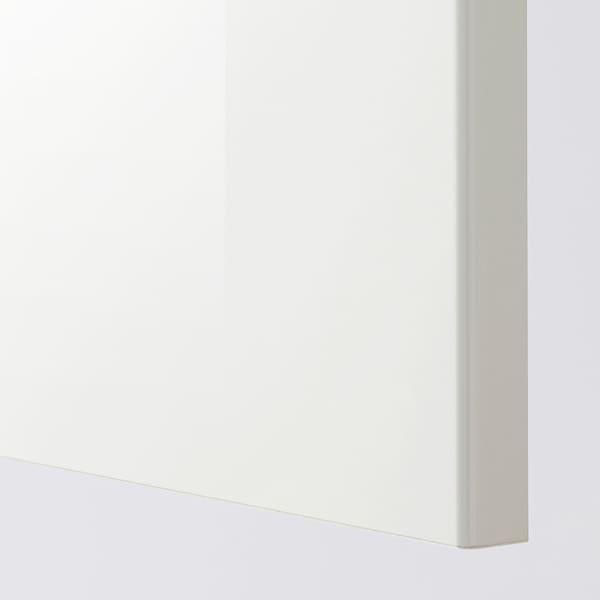 METOD Bc f BREDSJÖN snk/1 frnt/2 drws, white Ringhult/high-gloss white, 60x60 cm - IKEA