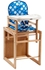 2 In 1 Wooden Table And Feeding Chair For Children