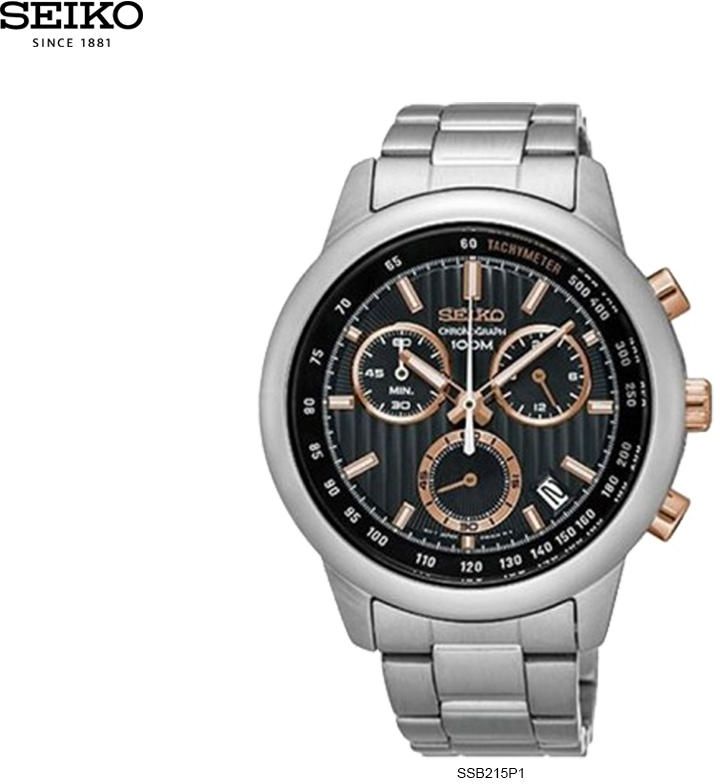 Seiko Chronograph Watches 100% Original & New (Silver) price from eromman  in Saudi Arabia - Yaoota!