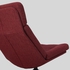 HAVBERG Swivel armchair - Lejde red-brown