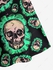Gothic Skull Print Crisscross Cami Dress - 6x