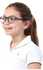 girls Oval Reading Glasses With Case O70