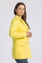 Esla Notched Lapel Buttoned Yellow Blazer